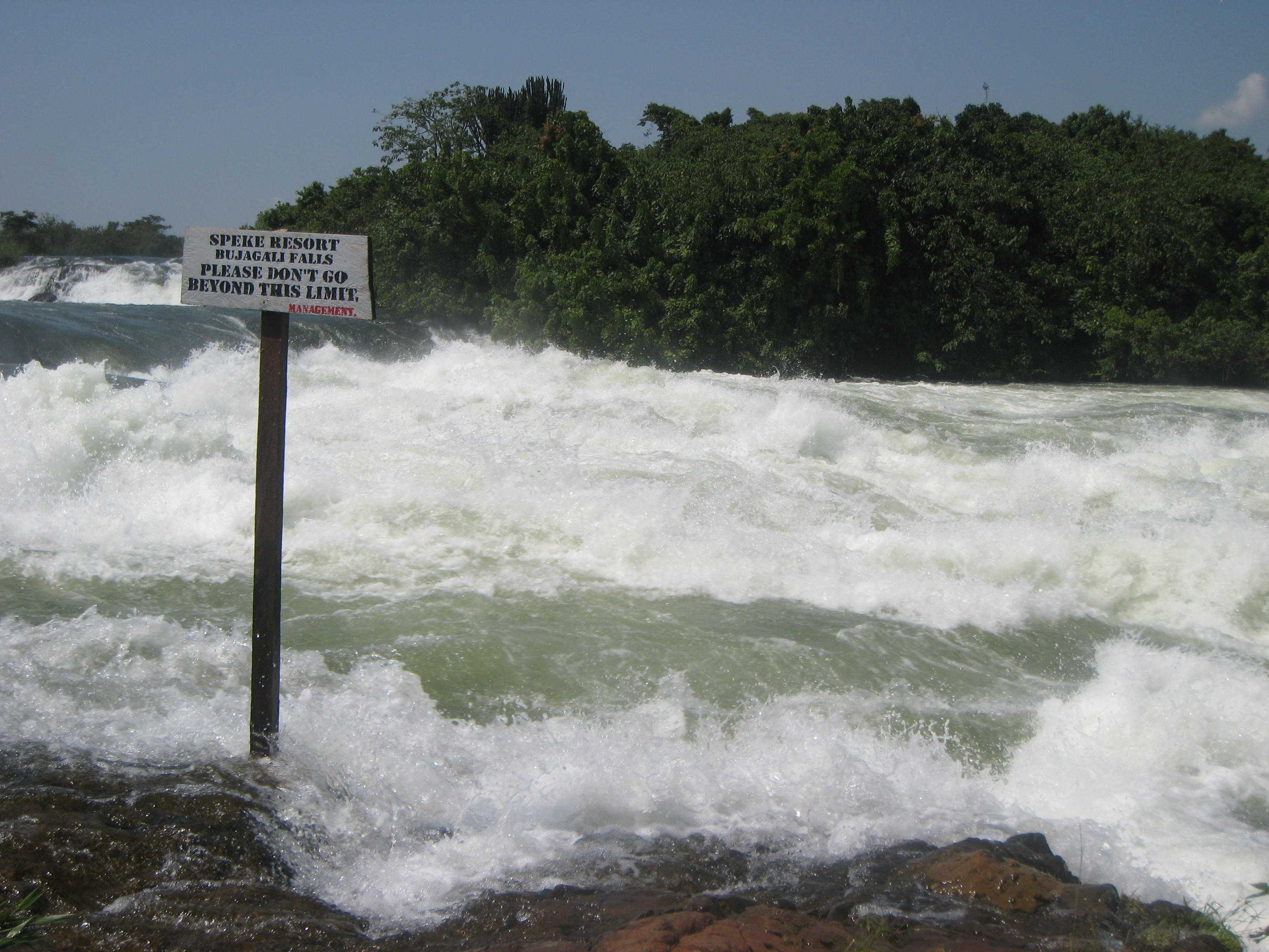 	Onchocerciasis is also known as River Blindness because the blackfly that transmits the infection lives and breeds near fast-flowing streams and rivers like the one shown here in Uganda, and the infection can result in blindness. In addition to visual impairment, onchocerciasis causes skin disease, including nodules under the skin or debilitating itching.