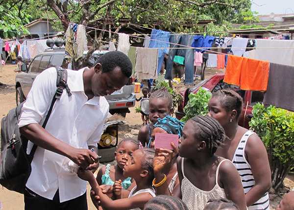 	2.8 million Children in Sierra Leone were vaccinated against measles during campaigns this year.  