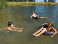 Photo: Children playing in a river