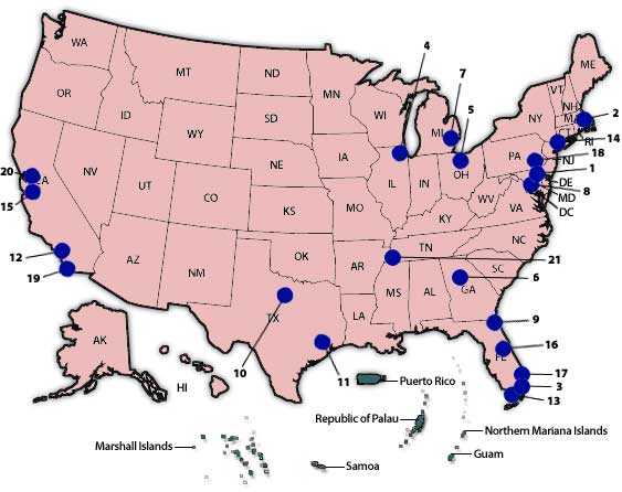 State, Territorial, and Local Agencies funded for YRBS