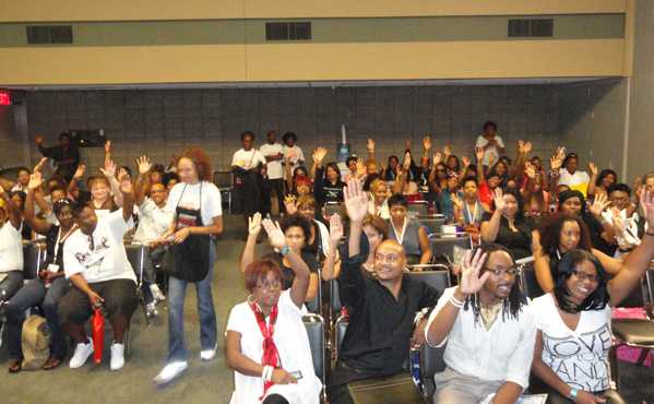 Shop Talk Workshop attendees make commitments to promote HIV awareness, prevention, and education in their hair salons and barbershops