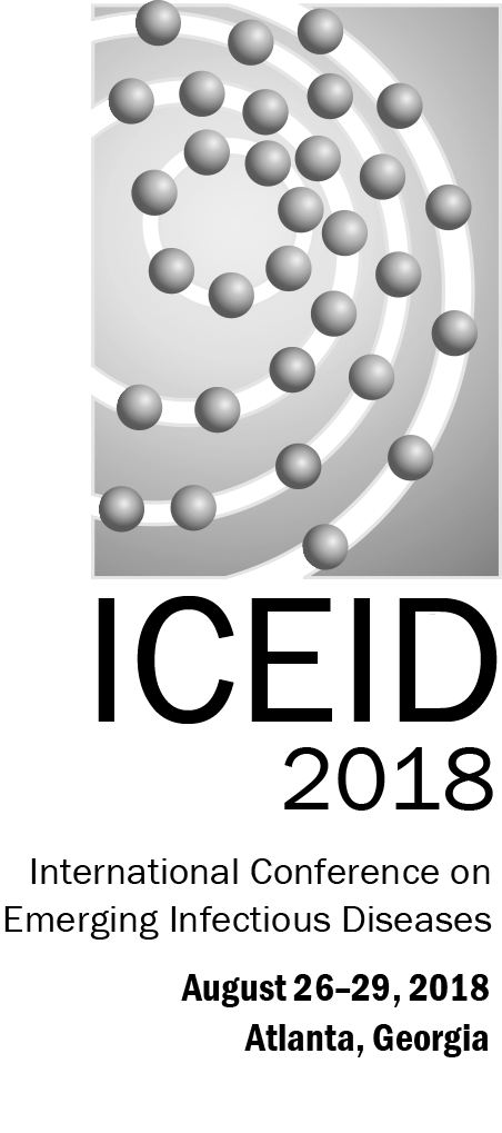 ICEID 2018, International Conference on Emerging Infectious Diseases, August 26 to 29, 2018, in Atlanta, GA.