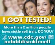 I got tested!  More than 2 million people have sickle cell trait.  Do you? www.cdc.gov/ncbddd/sicklecell