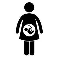 Illustration of a pregnant woman