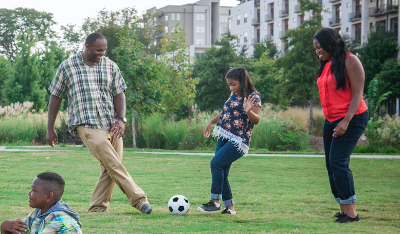 Make your city your gym by kicking a ball around