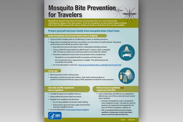 Mosquito Bite Prevention for Travelers