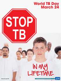 Poster for Stop TB campaign