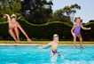 Children swimming