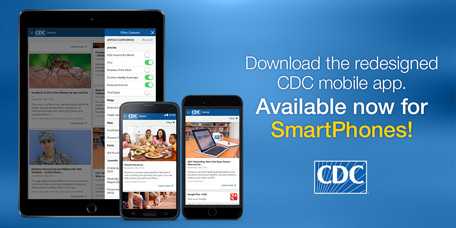 Redesigned CDC Mobile App