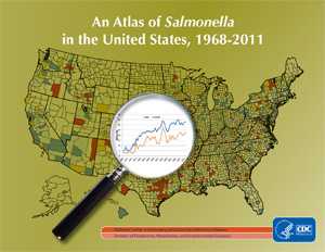 Atlas of Salmonella in U.S., 1968-2011