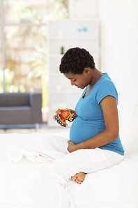 Pregnant African American Woman