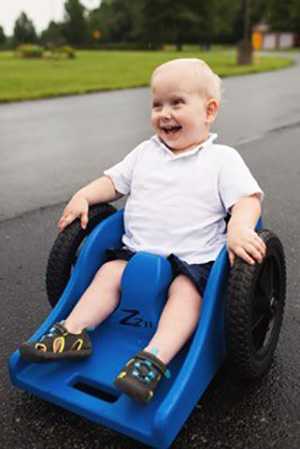 Henry in a wagon