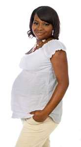 Photo: A pregnant woman