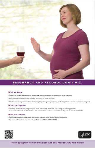 Pregnancy and Alcohol Don't Mix