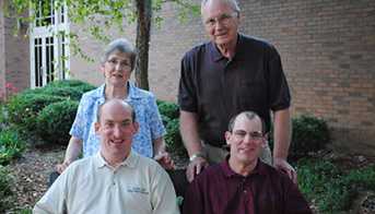 Ruth with her family