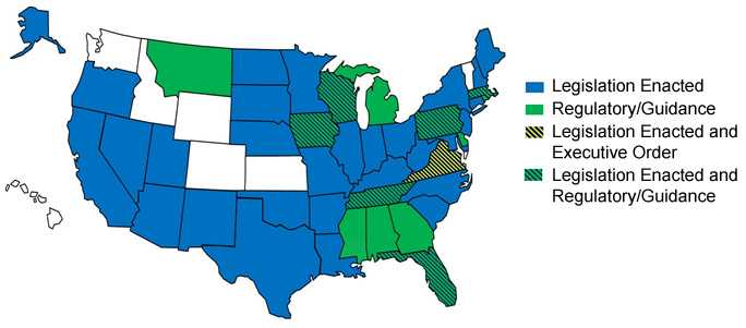 State actions since newborn screening for critical CHDs was recommended in 2011.