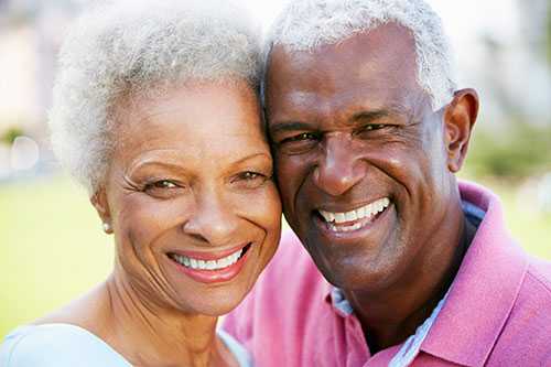 A happy senior couple