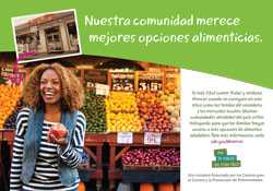 Nuestra comunidad merece mejores opciones alimenticias