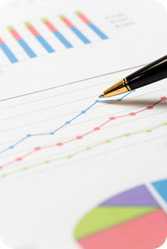 Line graph with data points