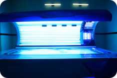 A tanning bed