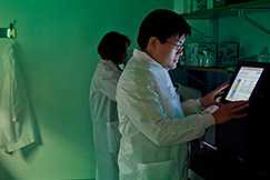 Scientists in laboratory