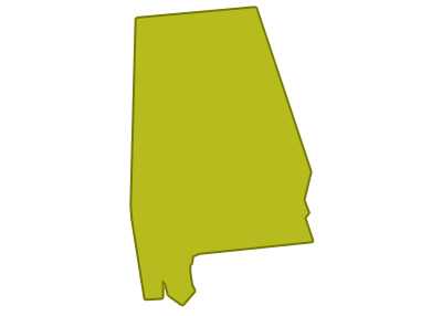 outline of alabama