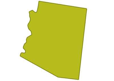 outline of arizona