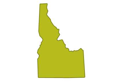 outline of idaho