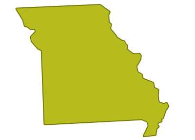 outline of missouri