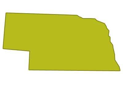 outline of nebraska