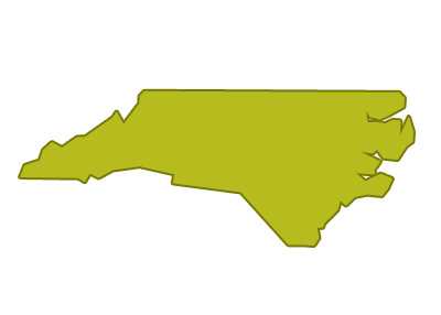 outline of north carolina