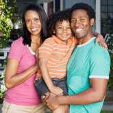 Photo of African American family