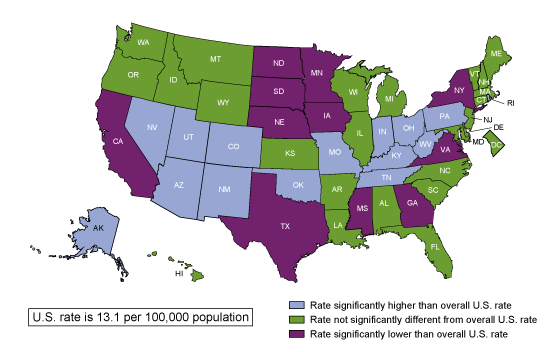 Map of the united states