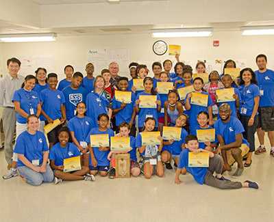 Group photo on last day of 2016 Data Detectives Camp