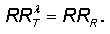 equation showing relationship between relative risk and the relative risk observed