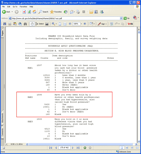 picture of skip pattern in questionnaire