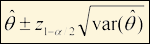 equation for confidence interval endpoints