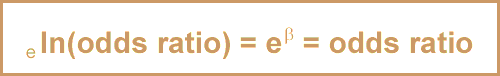 Probability or odds model