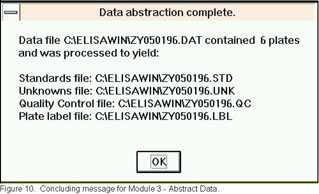 Figure 10. Concluding message for Module 3 - Abstract Data.