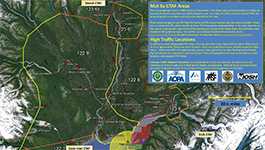 	Matanuska-Sustina Common Traffic Advisory Frequency Map.