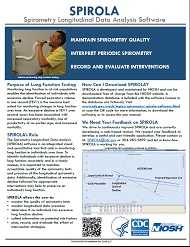 	Screenshot of Spirola fact sheet