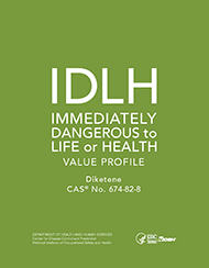 Cover shot of Immediately Dangerous to Life or Health Value Profile for Diketene