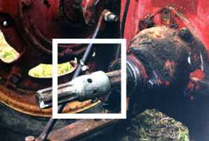 Figure 6. Unguarded PTO extension bolt