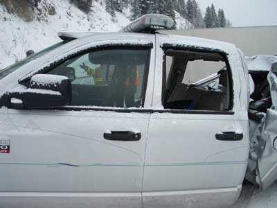 cab of pickup truck