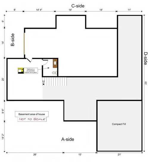 Building layout of Lower Garage