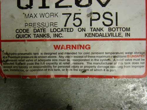 warning label