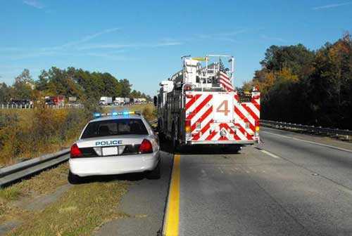 Police car and Fire Truck