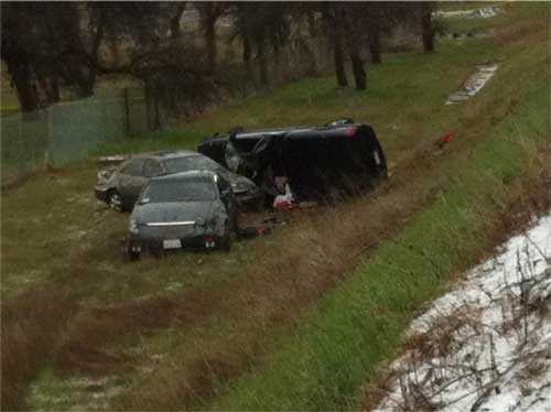 all three vehicles involved