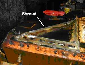 Protective metal antenna shroud