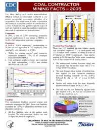 Image of Coal Contractor Mining Facts - 2005